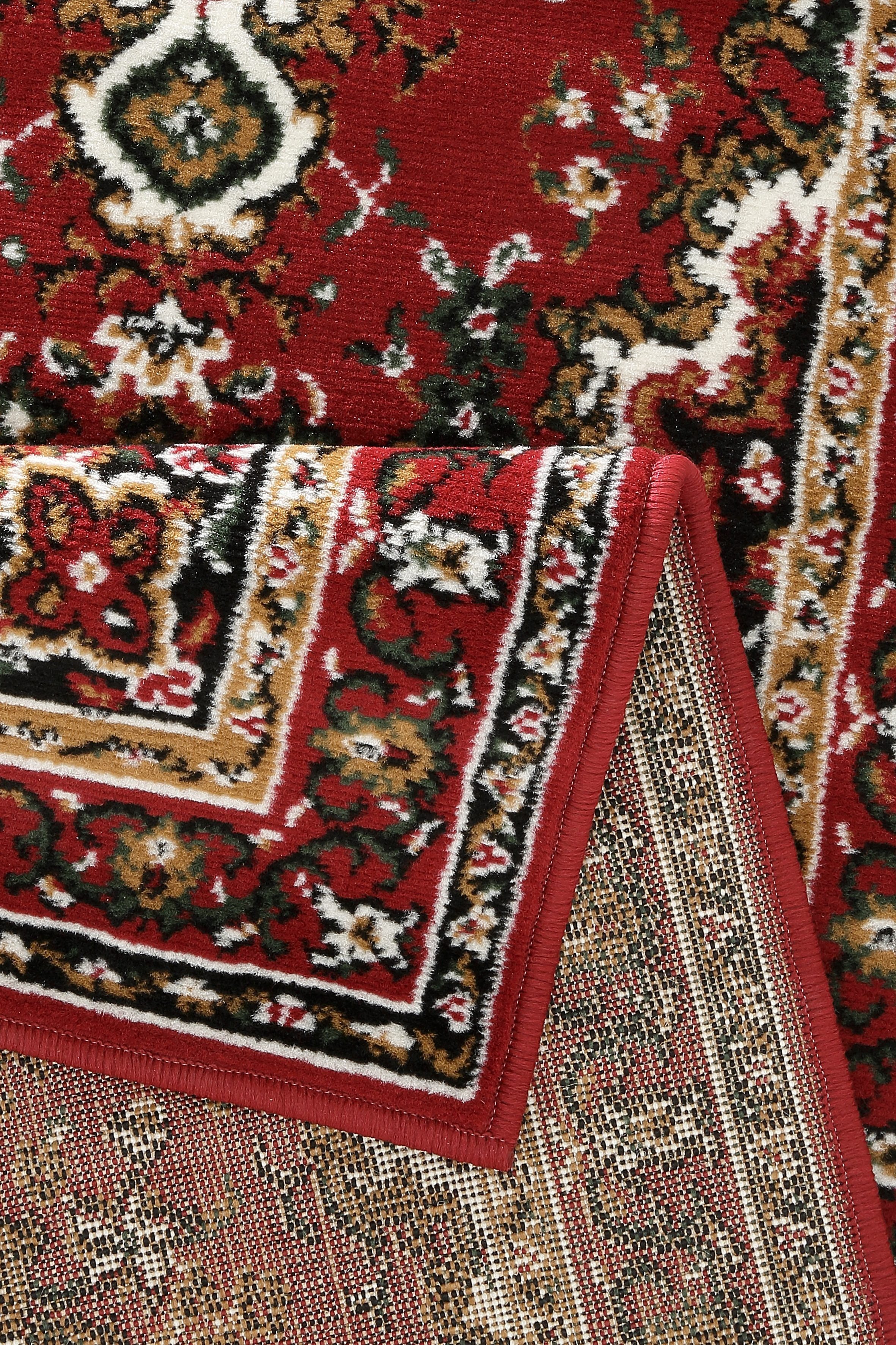 Läufer Oriental, Home affaire, rechteckig, Höhe: 7 mm, Läufer, Brücke, Kurzflor, Orient-Optik, mit Bordüre, gewebt