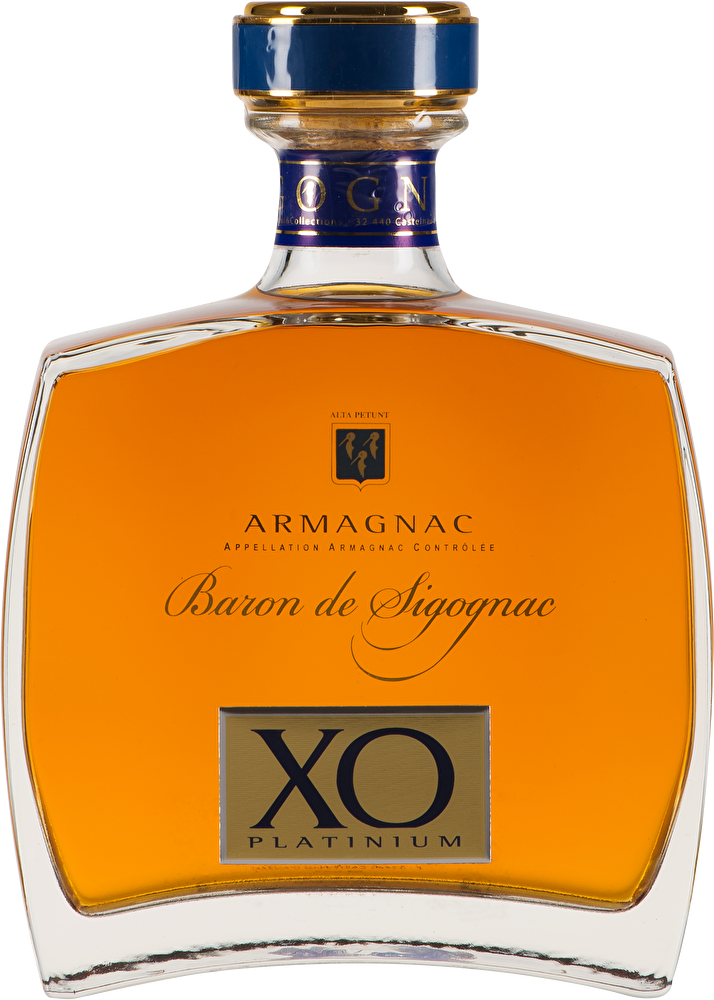 Baron de Sigognac Armagnac Platinium XO 0,7 Liter im Geschenkkarton