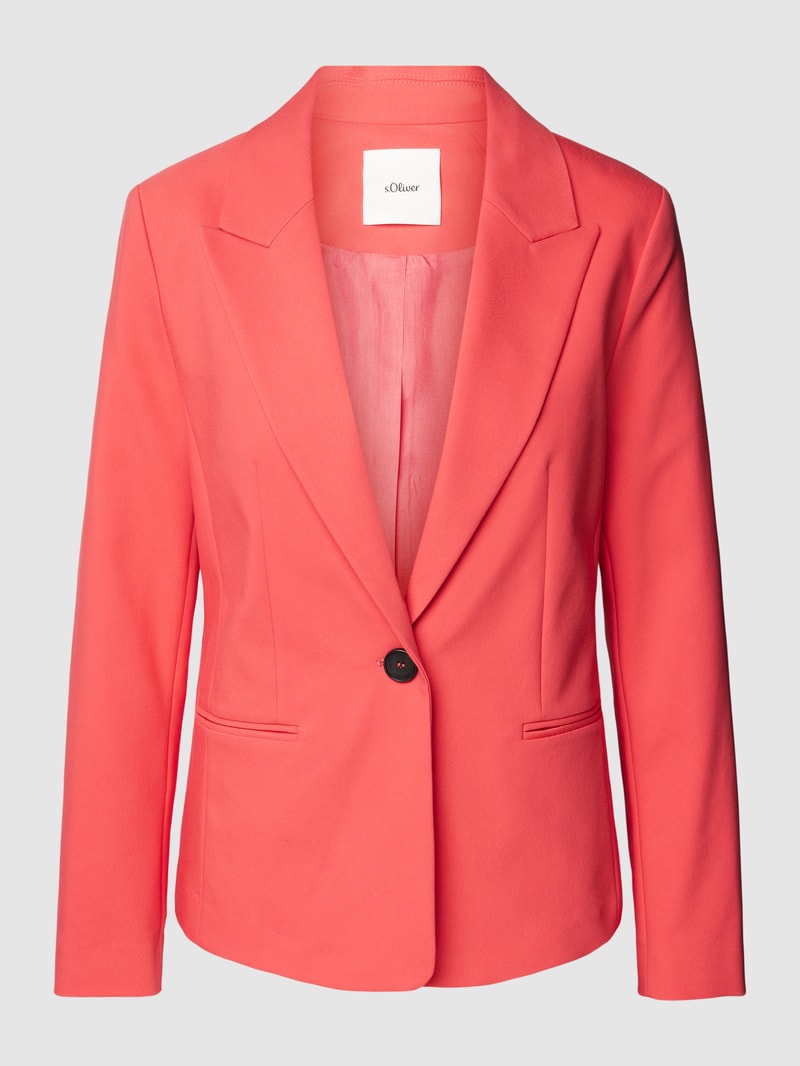 Blazer mit Reverskragen in rot