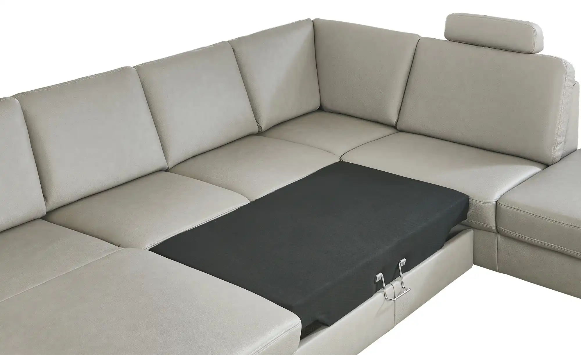 Kollektion Kraft Wohnlandschaft mit Sitz- und Rückenbezug aus Echtleder Samu-L