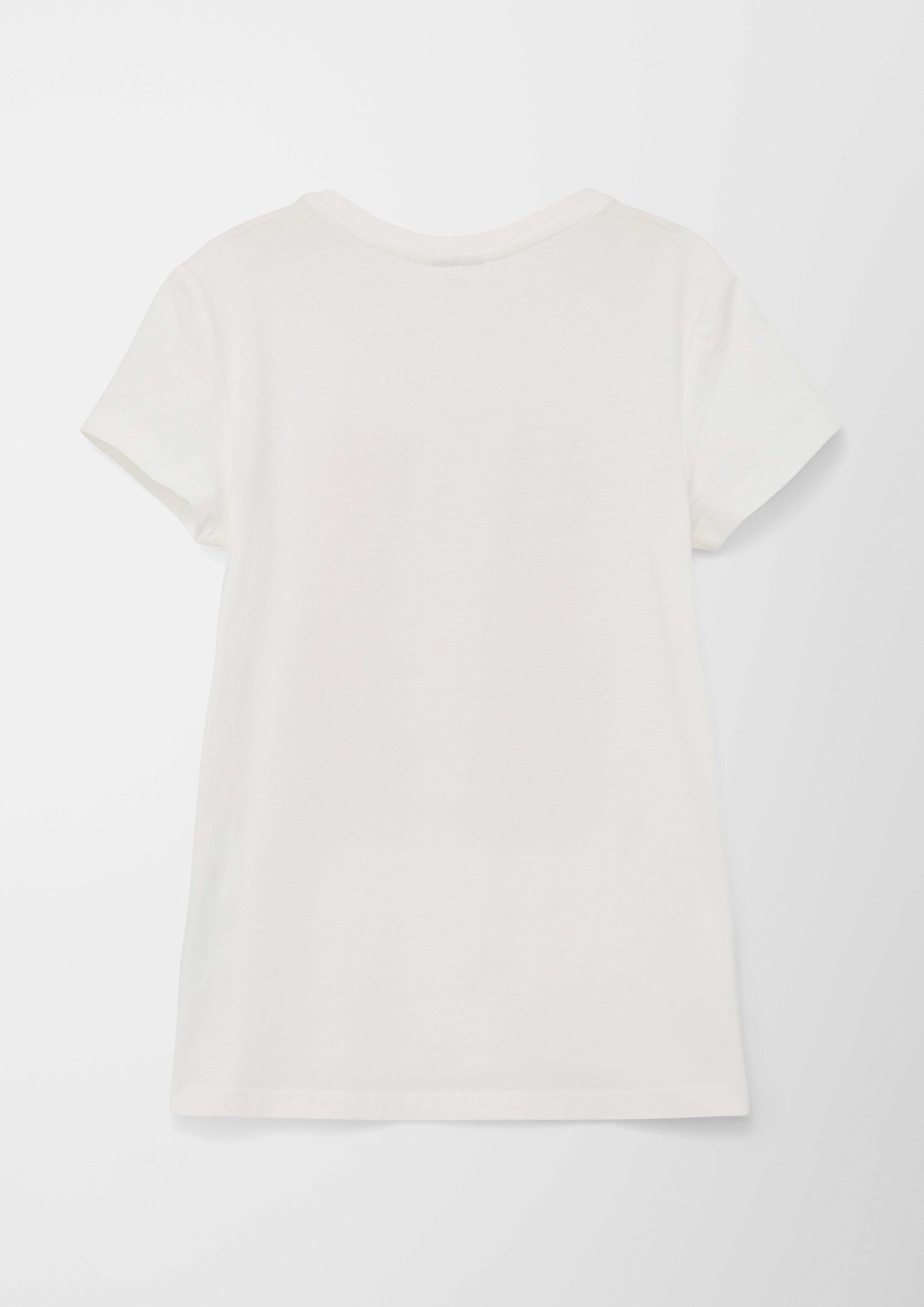 T-Shirt mit Frontprint  2128005-0210