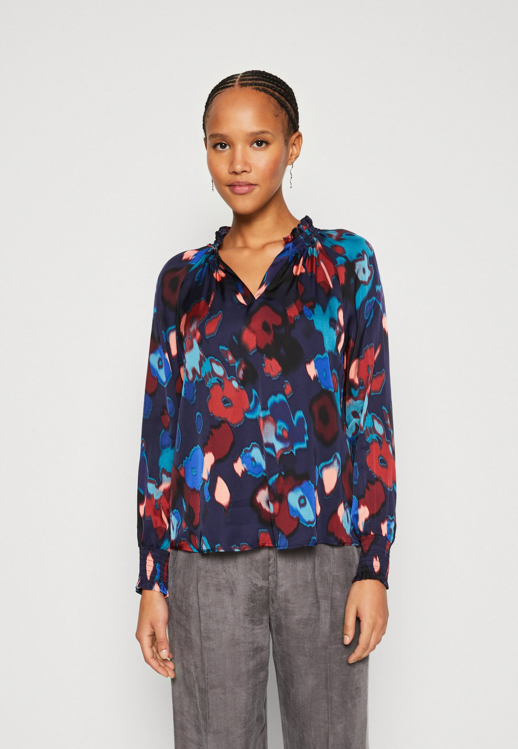 Esprit GATHER V NECK - Blusa