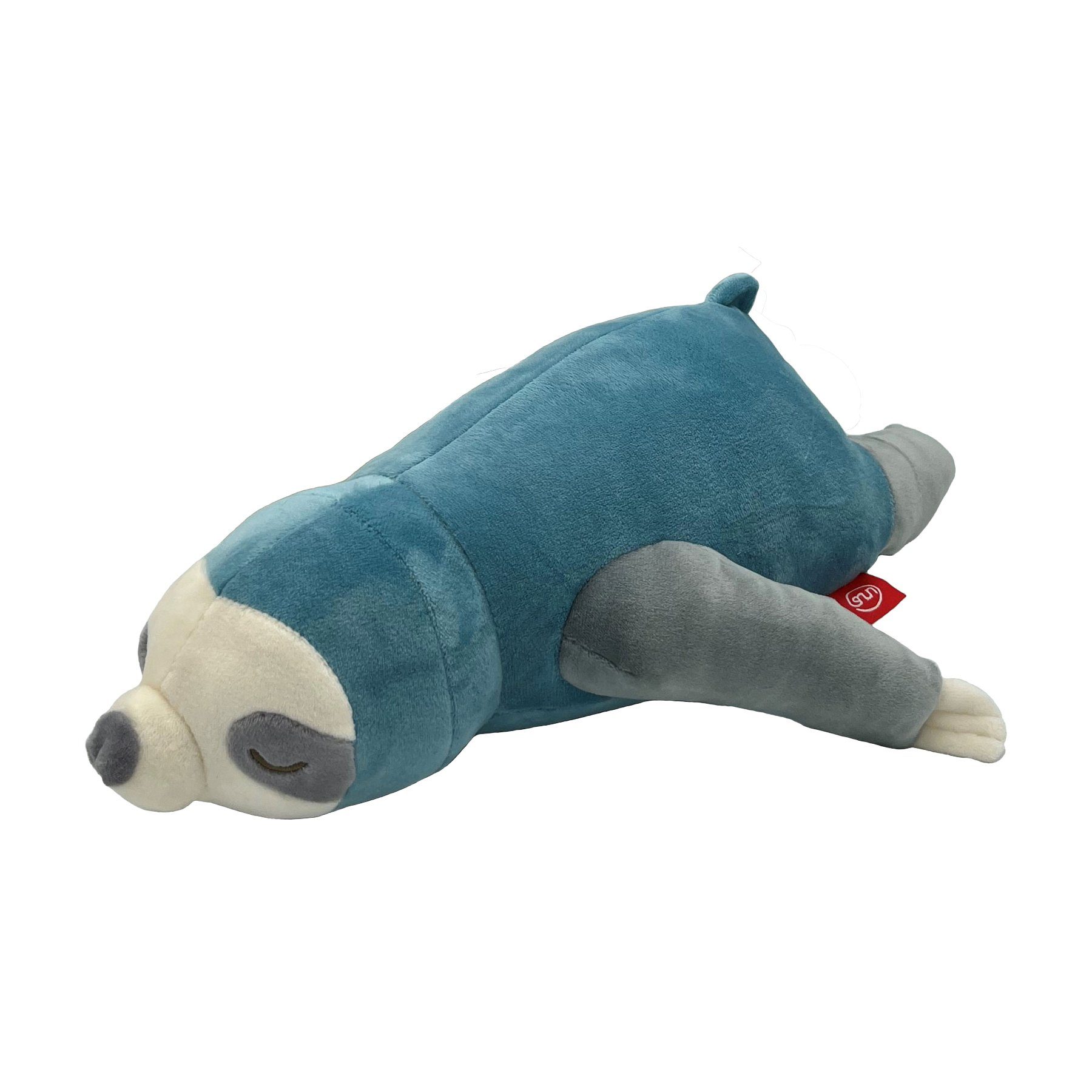 UNUS HOME Seitenschläferkissen Faultier Kissen Türkis Reisekissen, 1-tlg., 30 cm, Reisekissen für Kinder Dekoration extrem weich