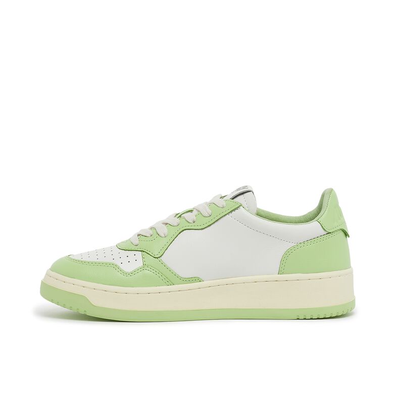 Autry Wmns Medalist Low leat/leat wht/snap grn