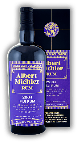 Albert Michler Single Cask Fiji 16 Years 2004/2020 52% Albert Michler Single Cask Fiji 16 Years 2004/2020 52% Aus der stark limitierten Single Cask Edition 2021. Alter 04/20 - 0,7	 Liter - Vol 52%