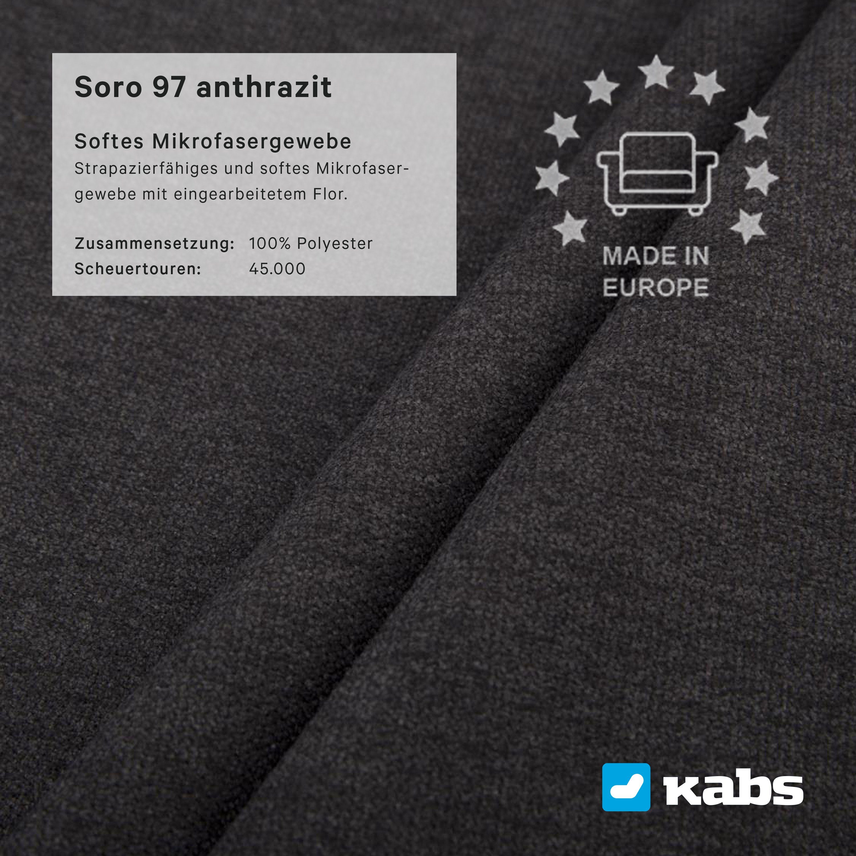 Kabs Polsterwelt Ecksofa Bersone, Rückenkissen, Zierkissen, Made in Europe