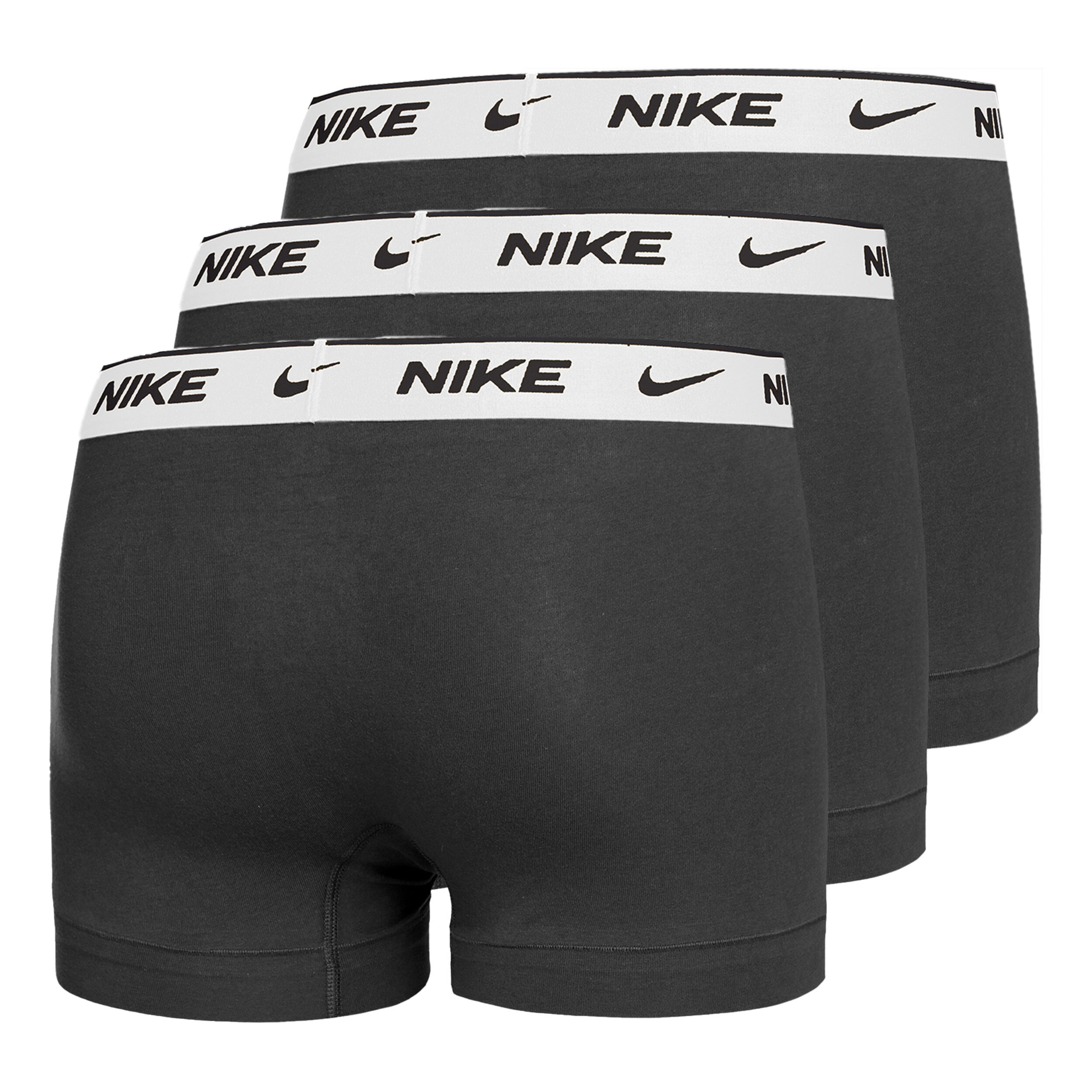 Everyday Cotton Strech Boxer Trunk Boxer Short 3er Pack Herren - Schwarz, Weiß