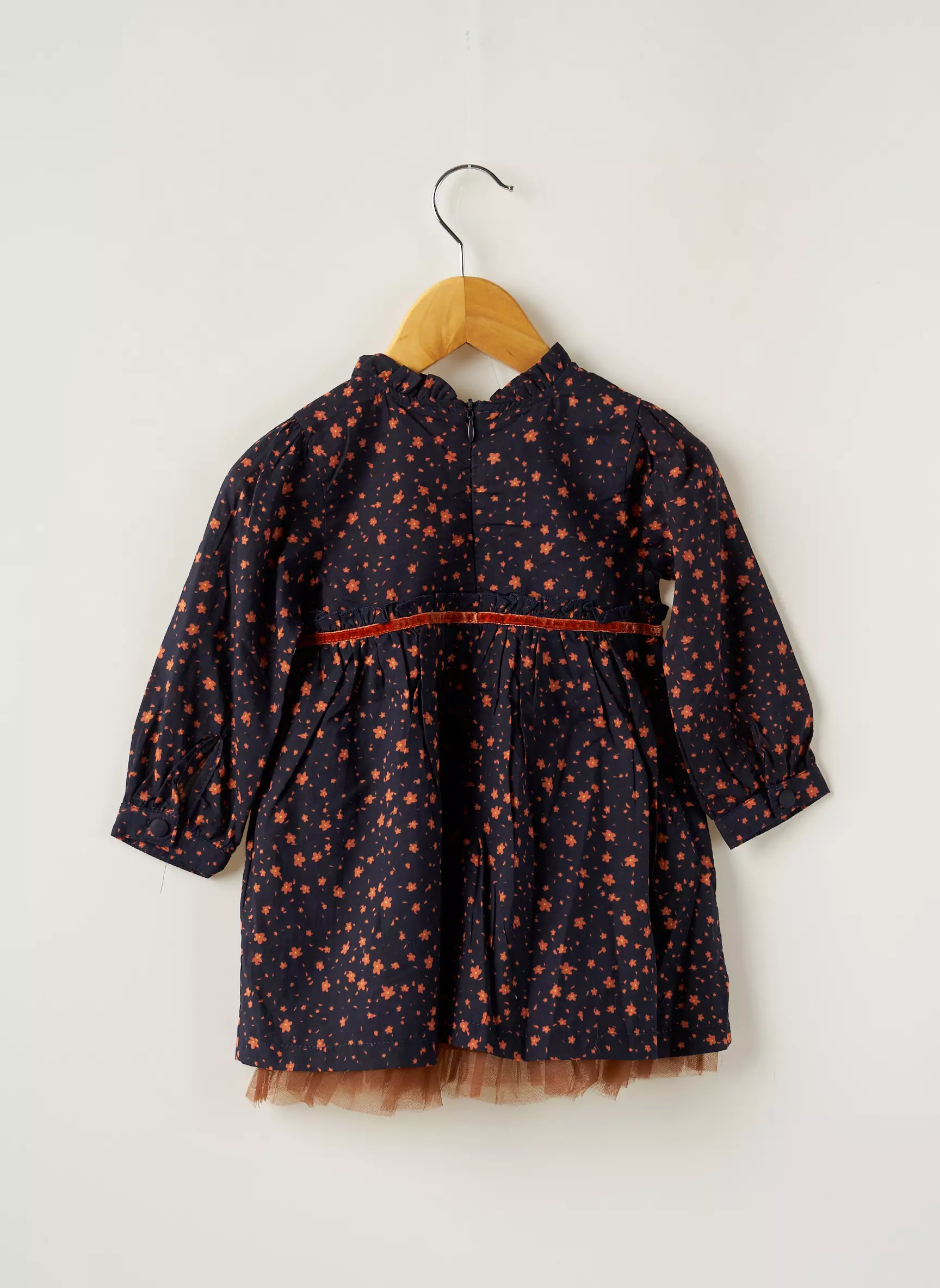 Monna Rosa Robes Mi Longues Fille couleur bleu