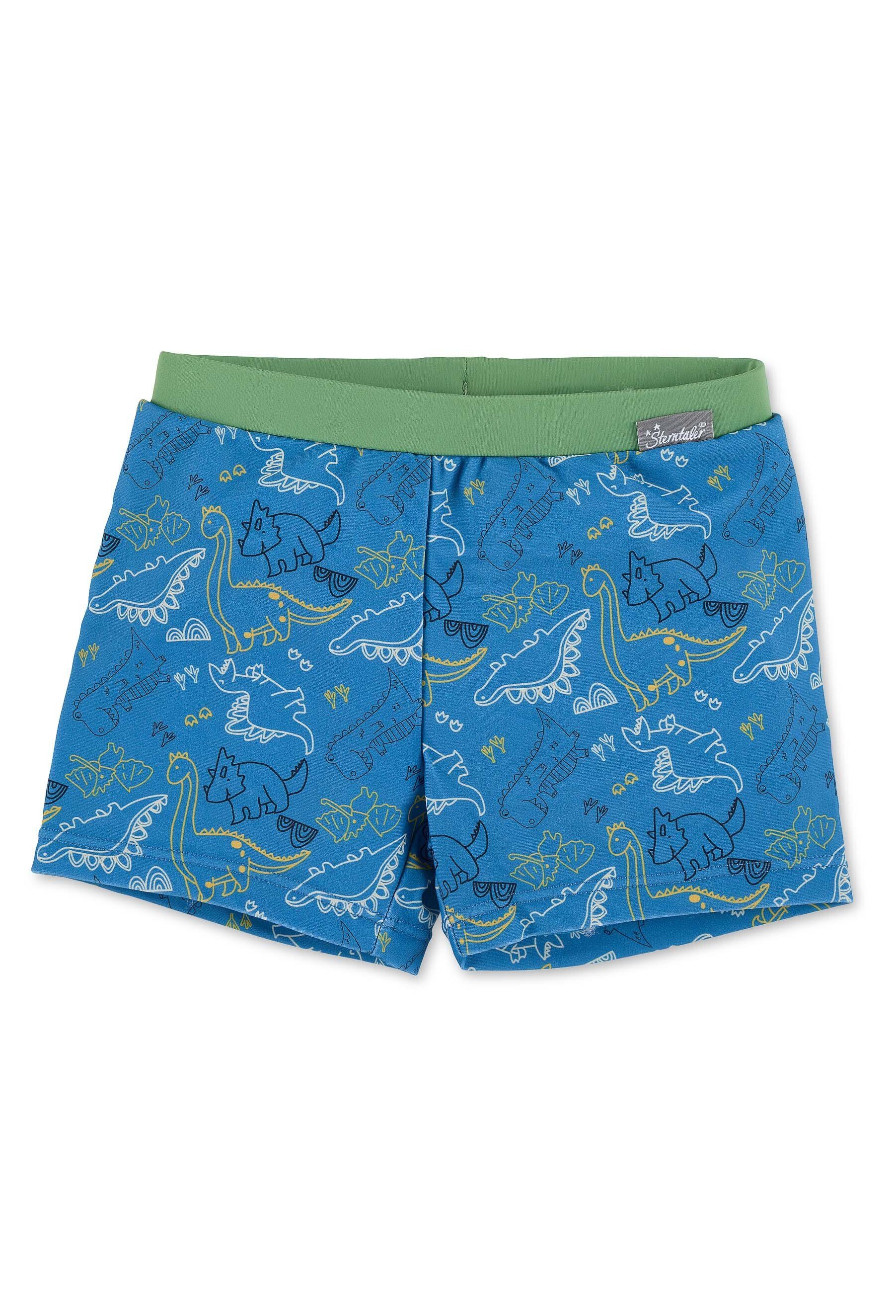 Sterntaler® Badehose Badeshorts Dino (1-St., Baby Schwimmshorts mit Windelfutter, Badeshorts Kinder) Baby Badehose mit Kordel zur Weitenregulierung, Badepants