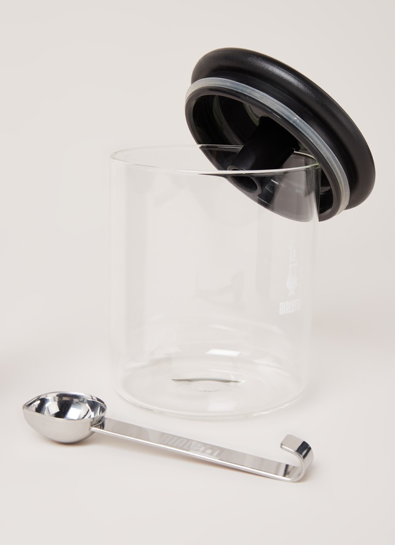 Bialetti stikla kafijas uzglabāšanas burka, 2 daļas