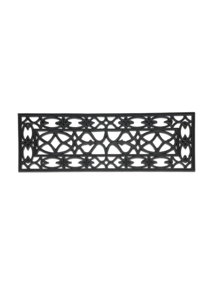 relaxdays Fußmatte in Schwarz - 75 x 25 cm günstig kaufen onesize