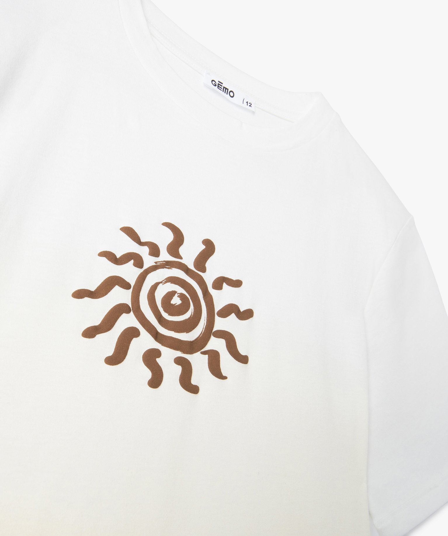 Tee-shirt à manches courtes coloris tie and dye Garçon imprime | GEMO