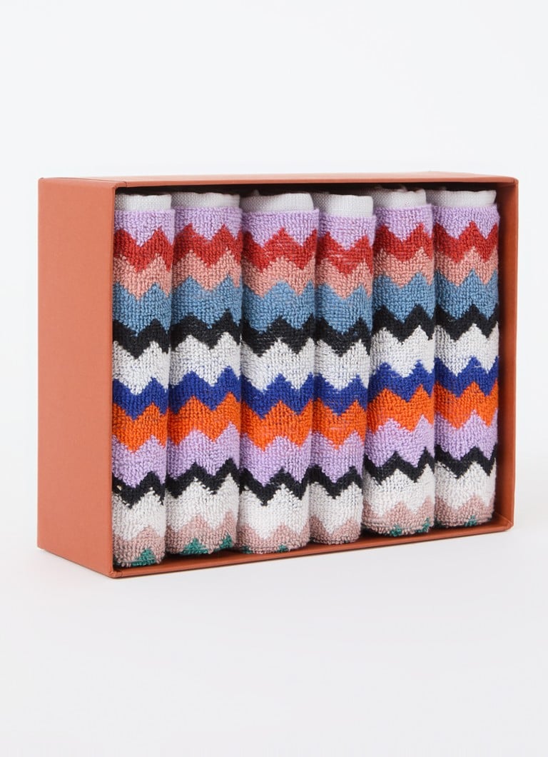 Missoni Riverbero Prosop pentru oaspeți 30 x 30 cm - Set de 6