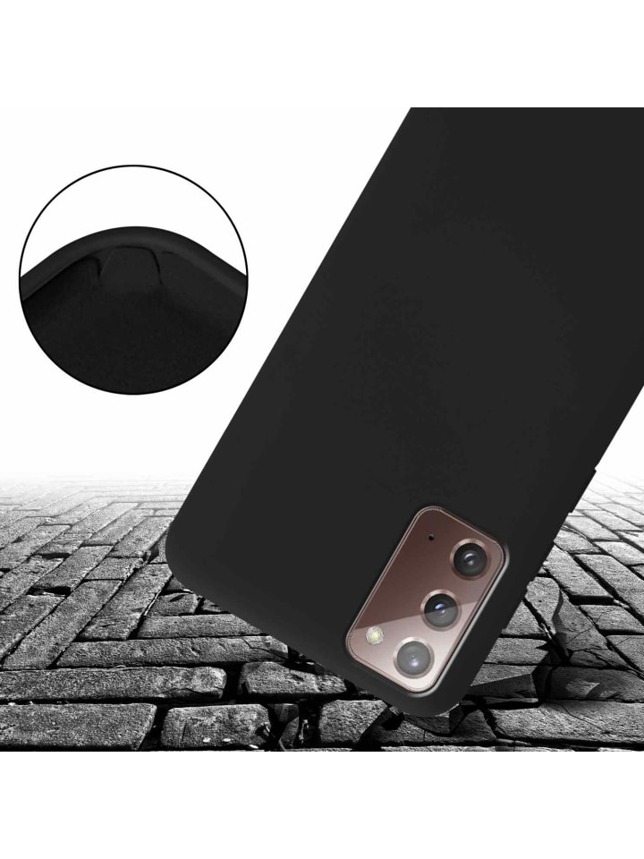 cadorabo Handykette für Samsung Galaxy NOTE 20 Hülle in LIQUID SCHWARZ günstig kaufen onesize