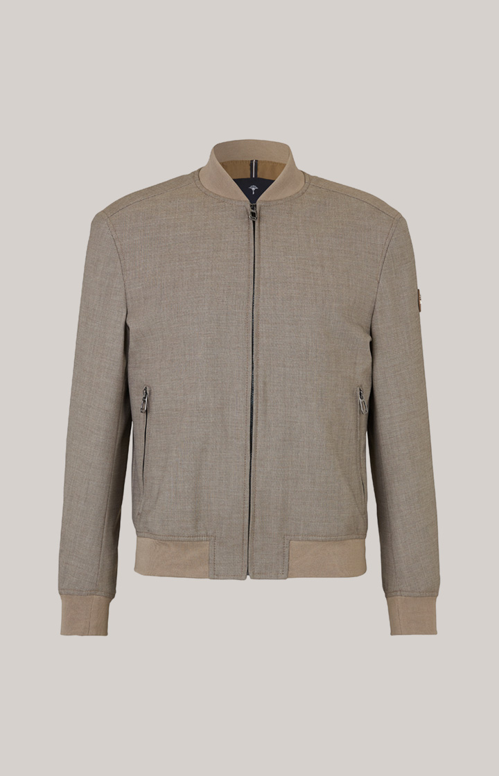 Blouson Indro in Braun meliert