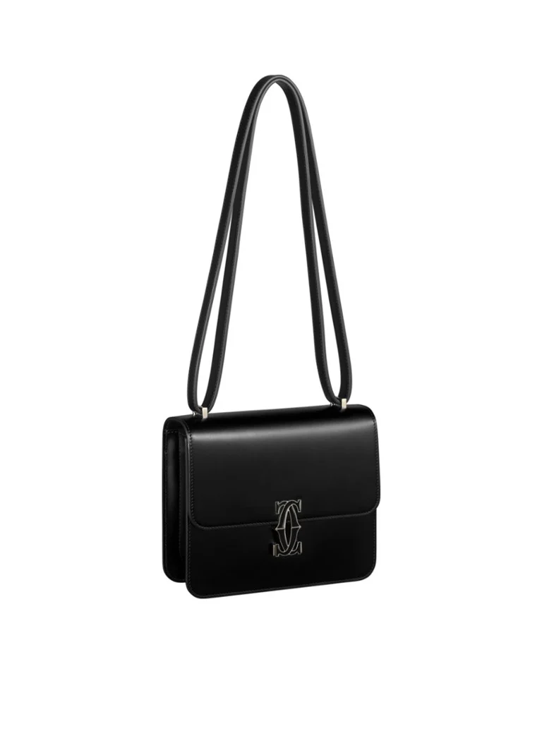 Cartier Double C Mini teļādas plecu soma CRL1002200