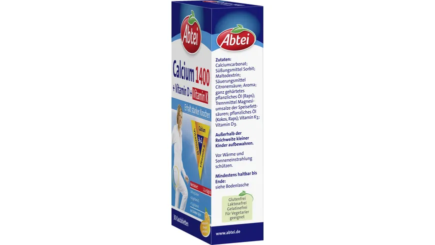 ABTEI Calcium 1400 + Vitamin D & Vitamin K