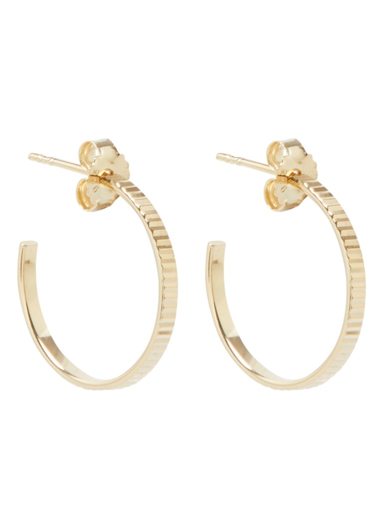 Pernille Corydon Sea Reflection gold-plated hoop earrings