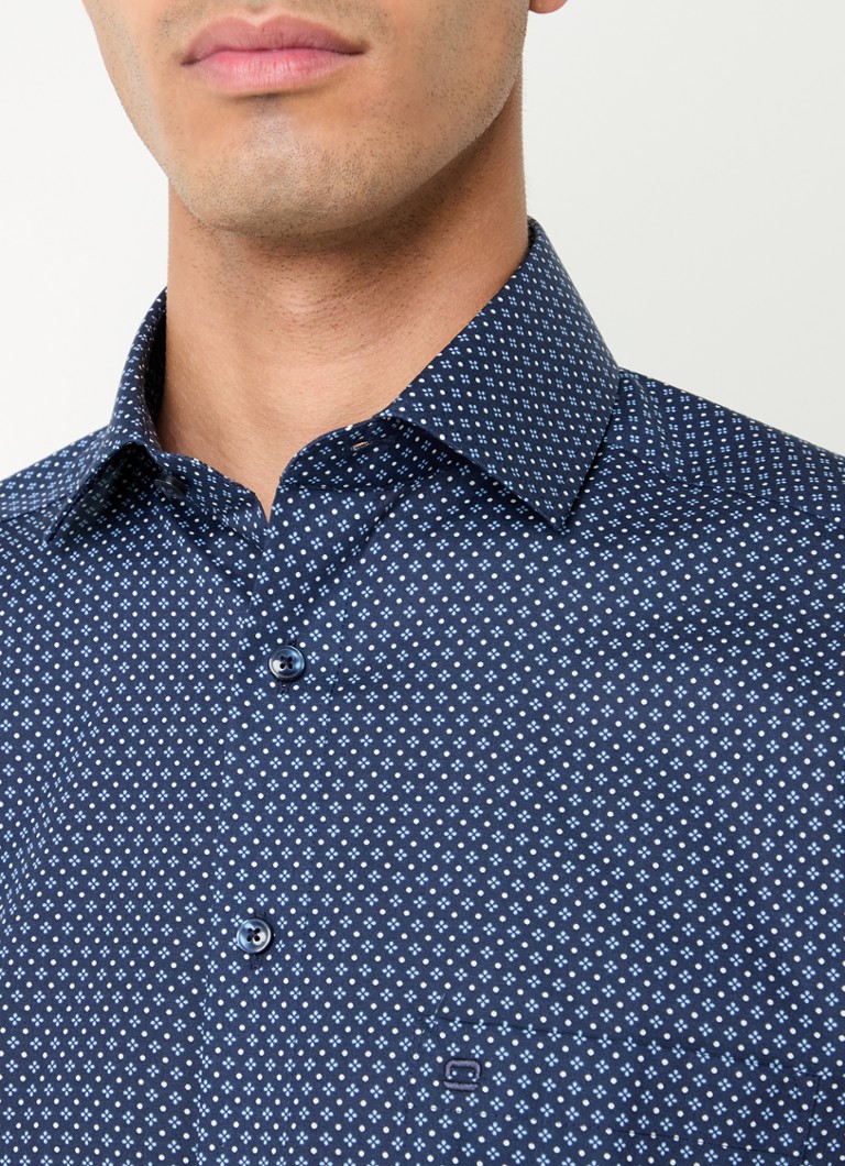 Olymp Luxor modern fit shirt with print