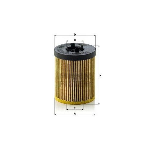HU611/1X OELFILTER MANN - ATU