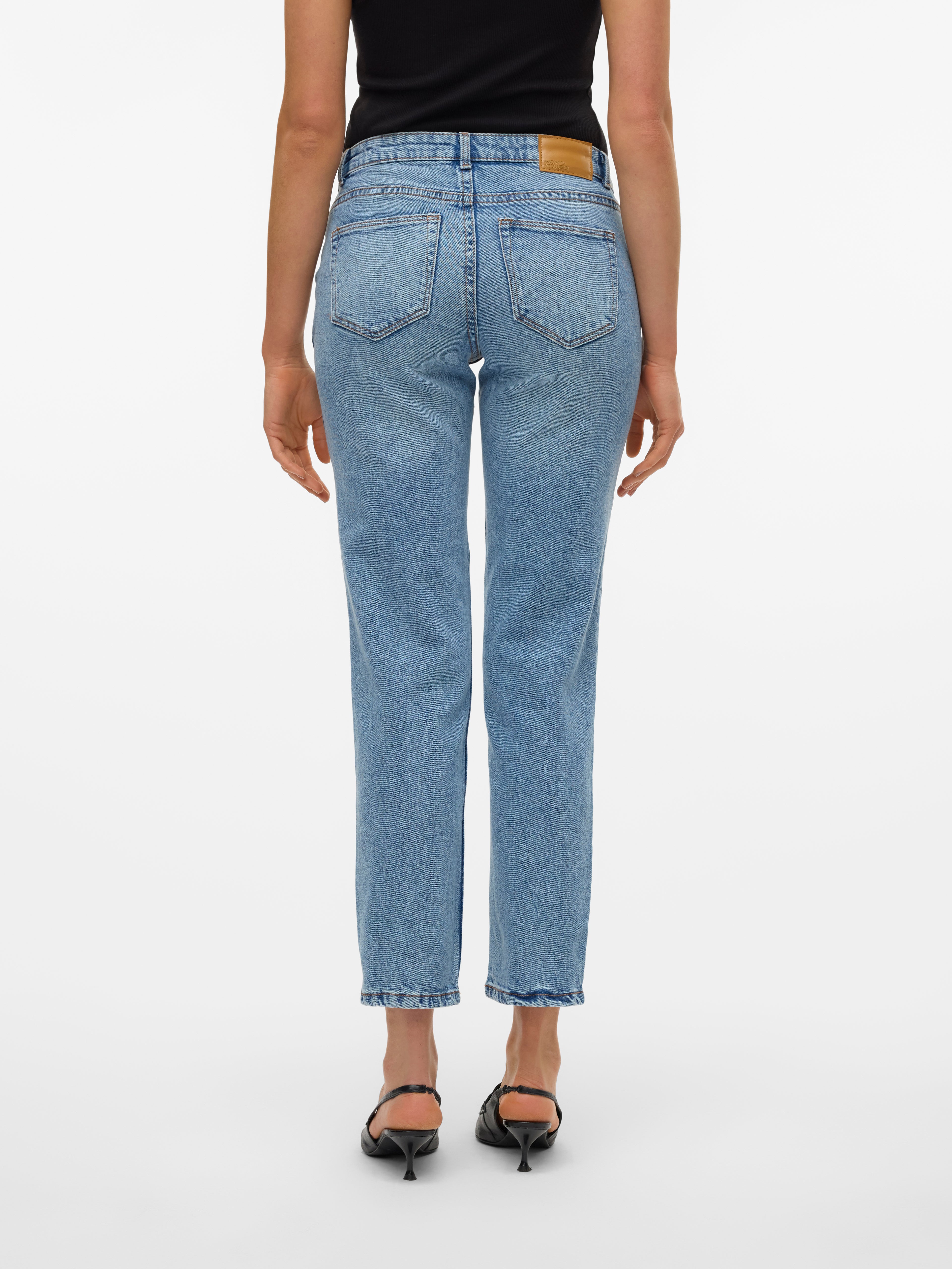 VMKYLA Mid Rise Gerade geschnitten Jeans