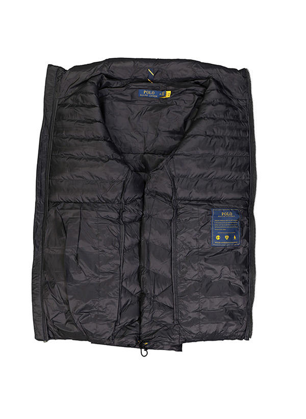 Polo Ralph Lauren, Steppjacke, Mikrofaser, schwarz
