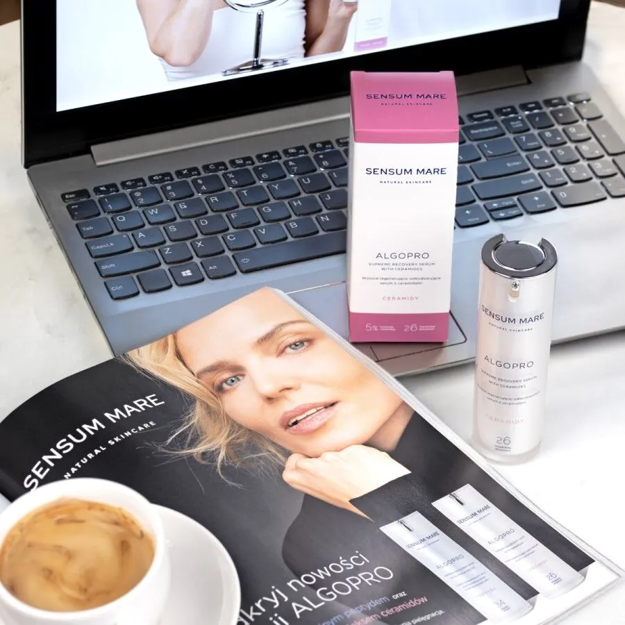 SENSUM MARE Algopro Labai regeneruojantis ir atkuriamasis serumas su 5% keramidų kompleksu 30ml