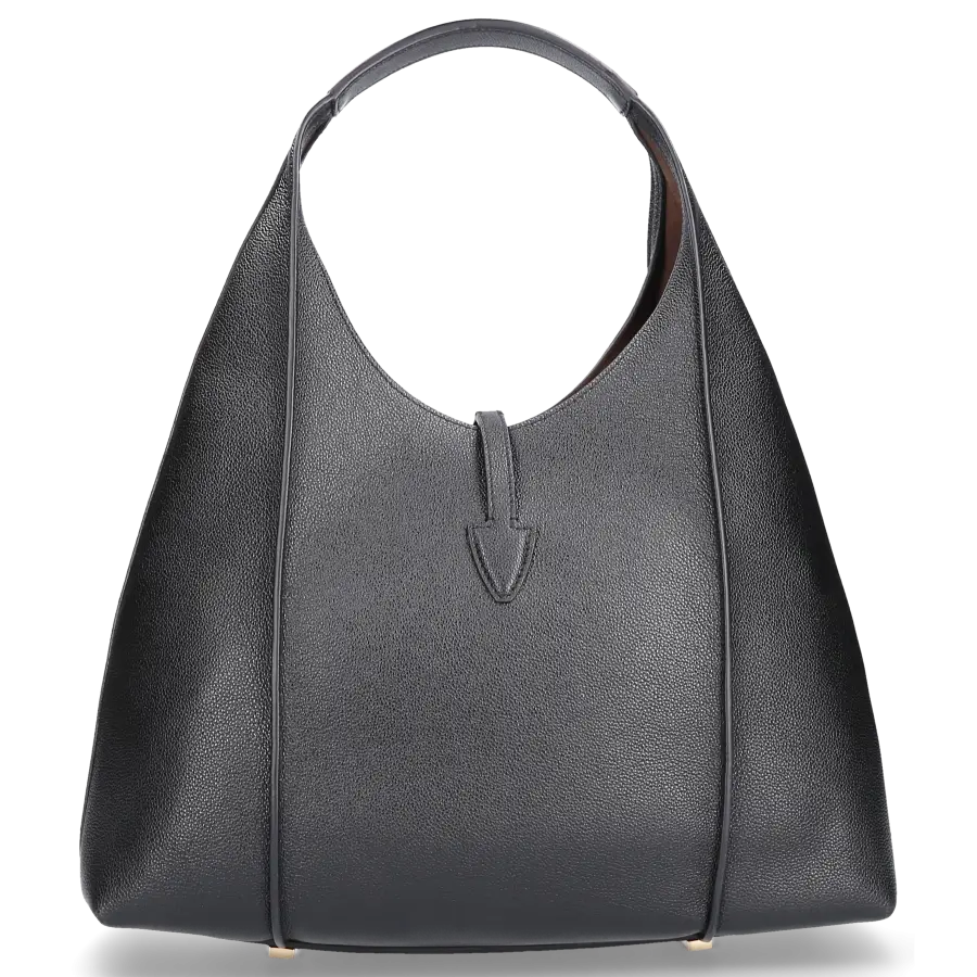 Tod's - Handtasche T TIMELESS HOBO Kalbsleder - schwarz
