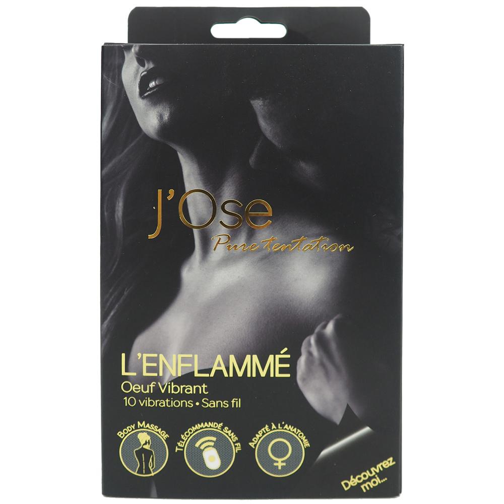 j'ose L'Enflammé - Œuf vibrant Piles incluses HYGIENE SEXUELLE