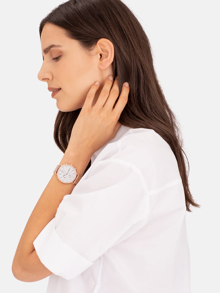 Liebeskind Quarzuhr in Roségold/ Weiß günstig kaufen onesize