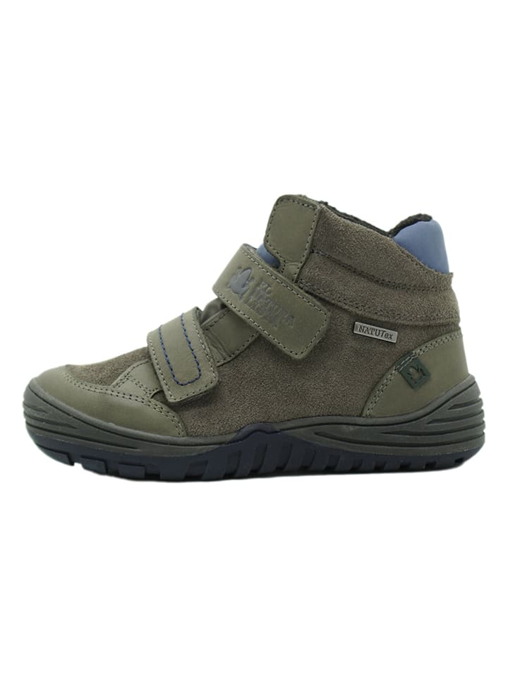 El Naturalista Leder-Boots in Khaki günstig kaufen