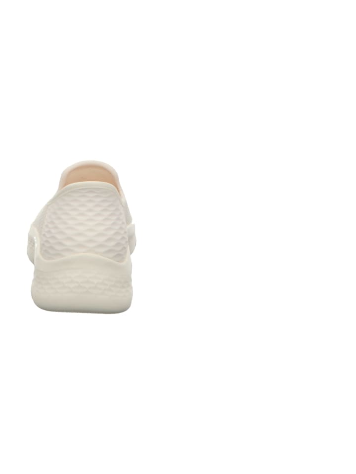 Skechers Sportliche Slipper in Weiß günstig kaufen