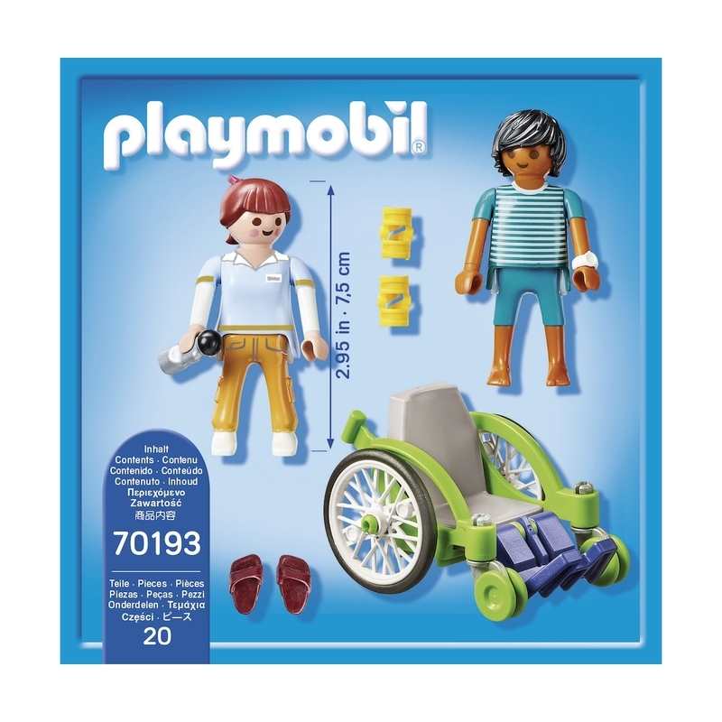70193 Patient en fauteuil roulant Playmobil City Life