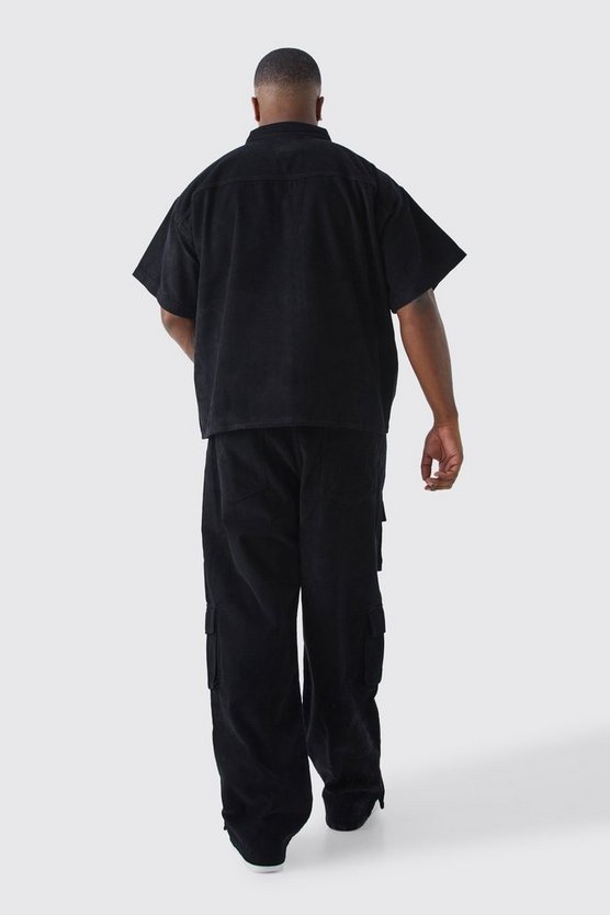 Plus Boxy Fit Cord Shirt