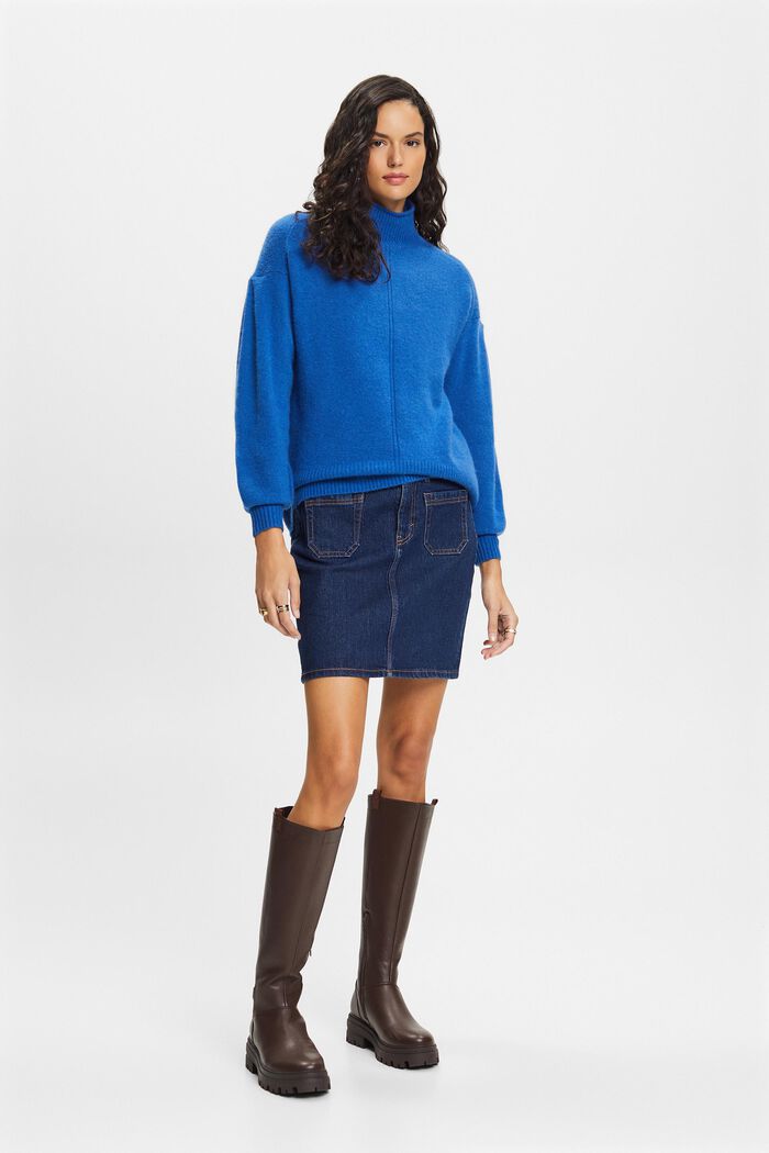 Pullover mit Stehkragen