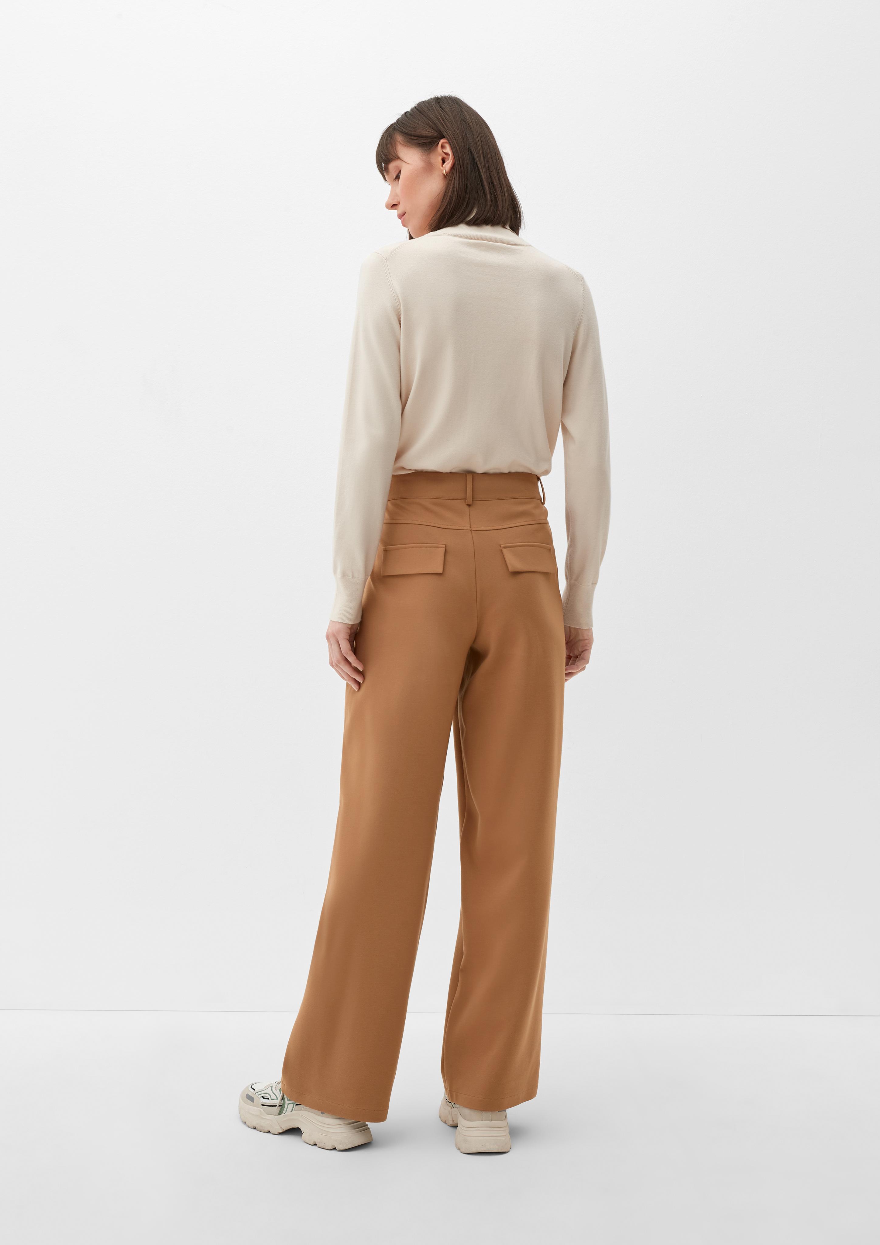 Loose: Stoffhose mit Wide Leg  2129908-8469