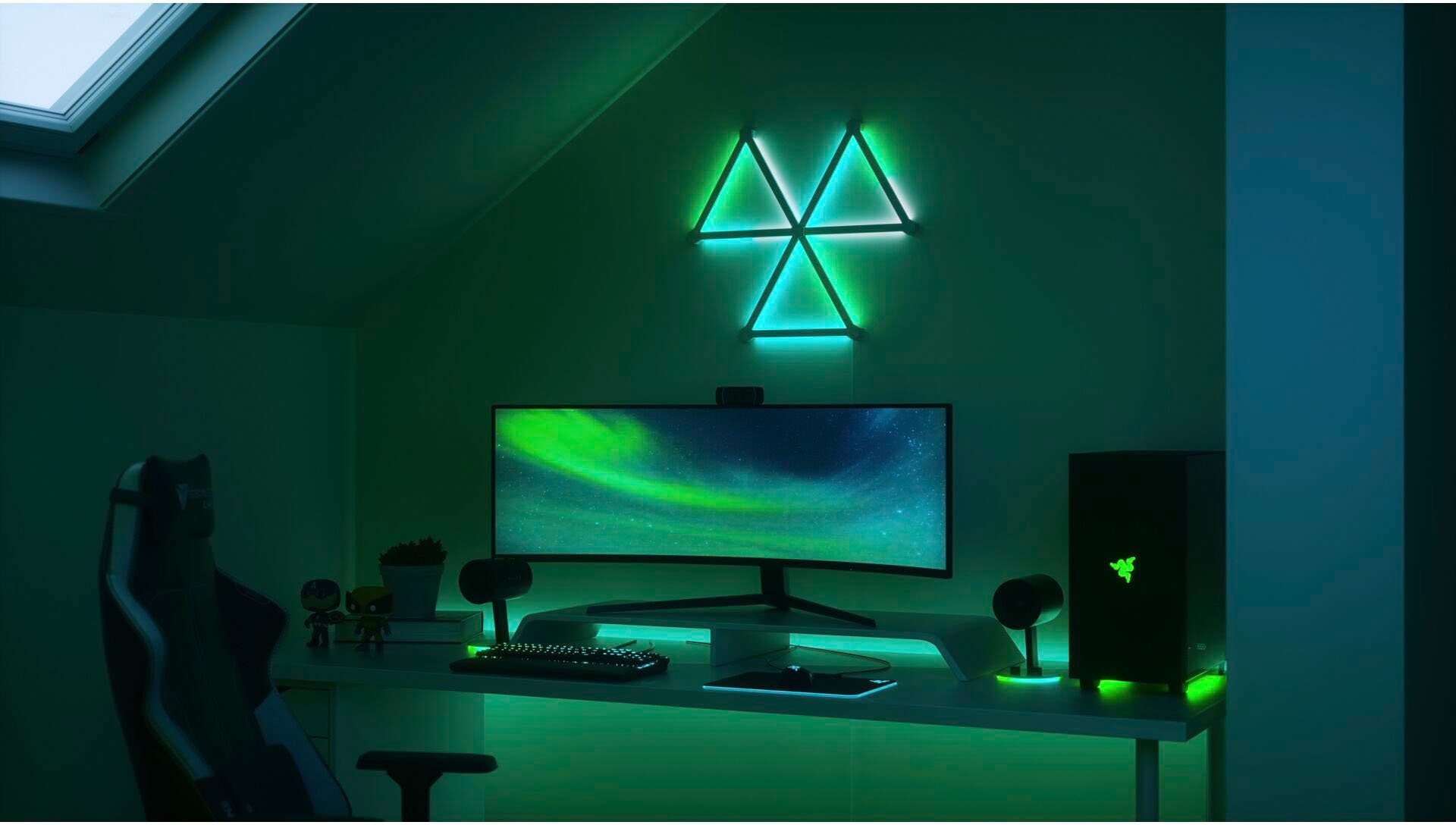 nanoleaf LED Lichtleiste Lines, Dimmfunktion, LED fest integriert, Farbwechsler