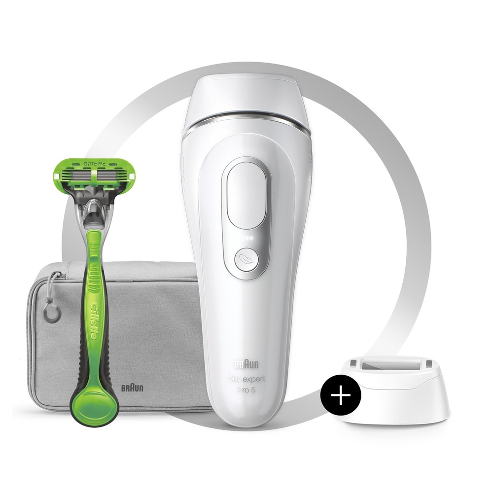 braun Braun Silk·Expert Pro 5 IPL Épilateur Lumière Pulsée Epilateur À Lumière Pulsée