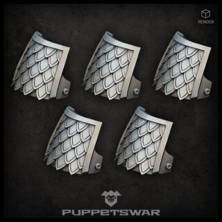 H.I. Bushi Scales shoulder pads (5)