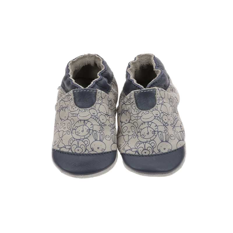 Chaussons cuir Animal Stories