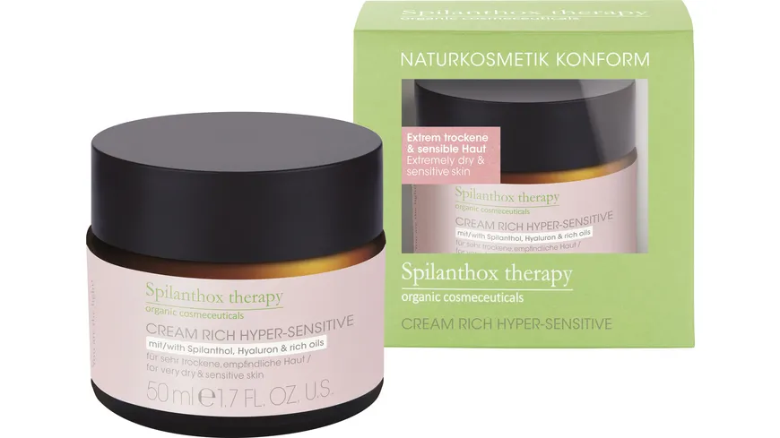 Spilanthox therapy Cream Rich Hyper-Sensitive 50 ml