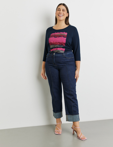 7/8 Jeans mit Kontraststepp Betty Jeans