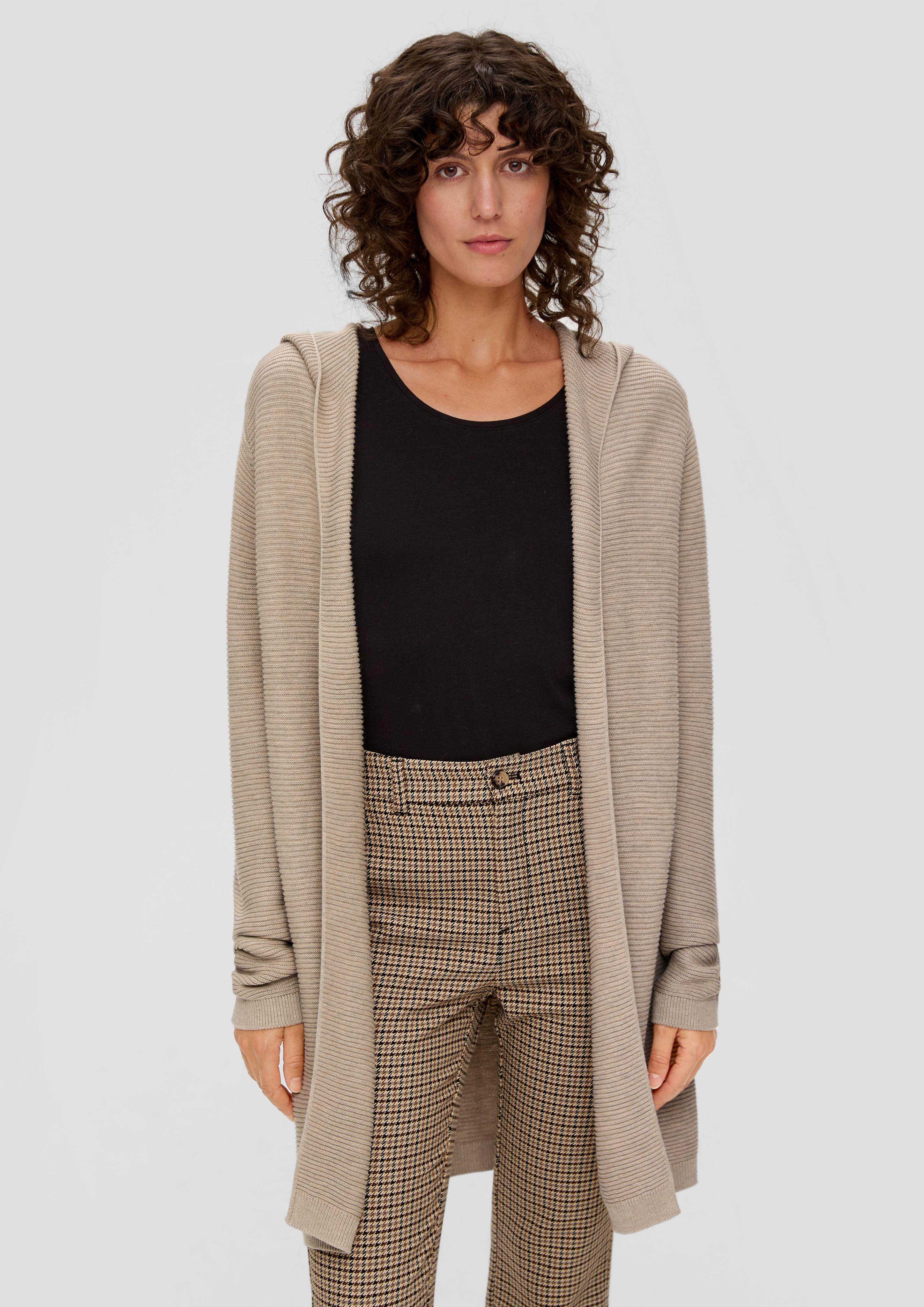 Strickjacke aus Baumwoll-Viskose-Mix  2135247-82W2