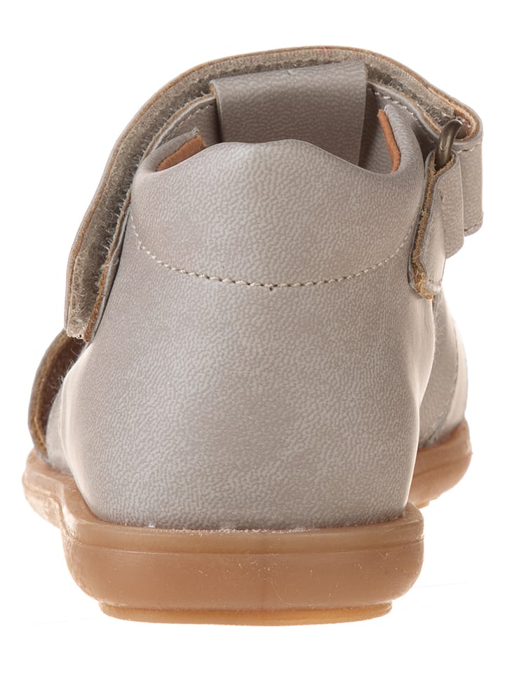 kmins Leder-Halbsandalen in Taupe günstig kaufen