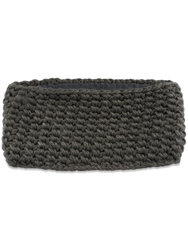 styleBREAKER Gehäkeltes Stirnband in Dunkelgrau günstig kaufen onesize