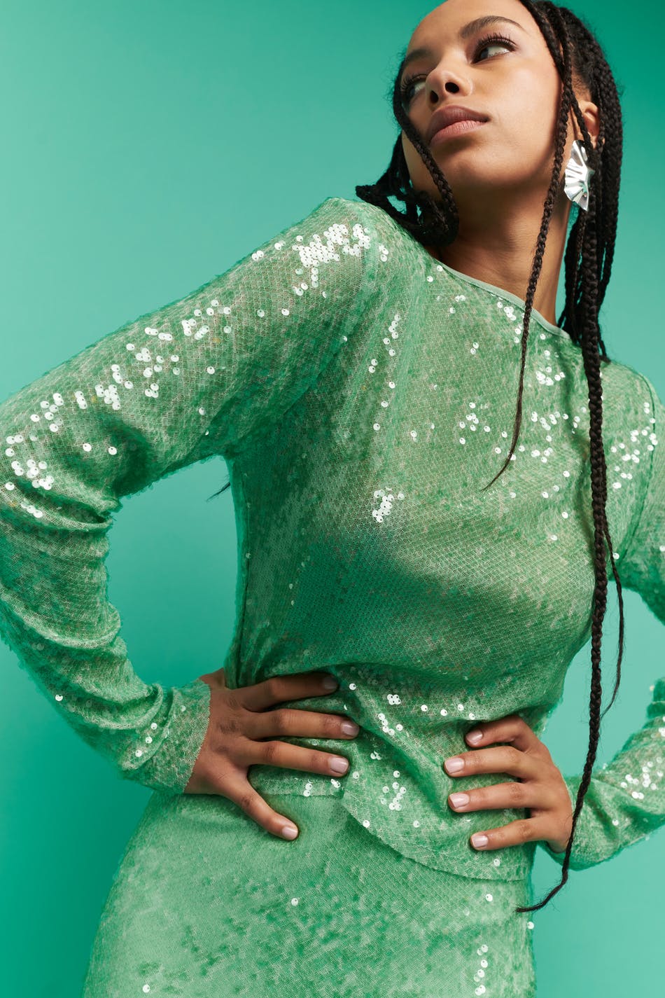 Silvana sequin top