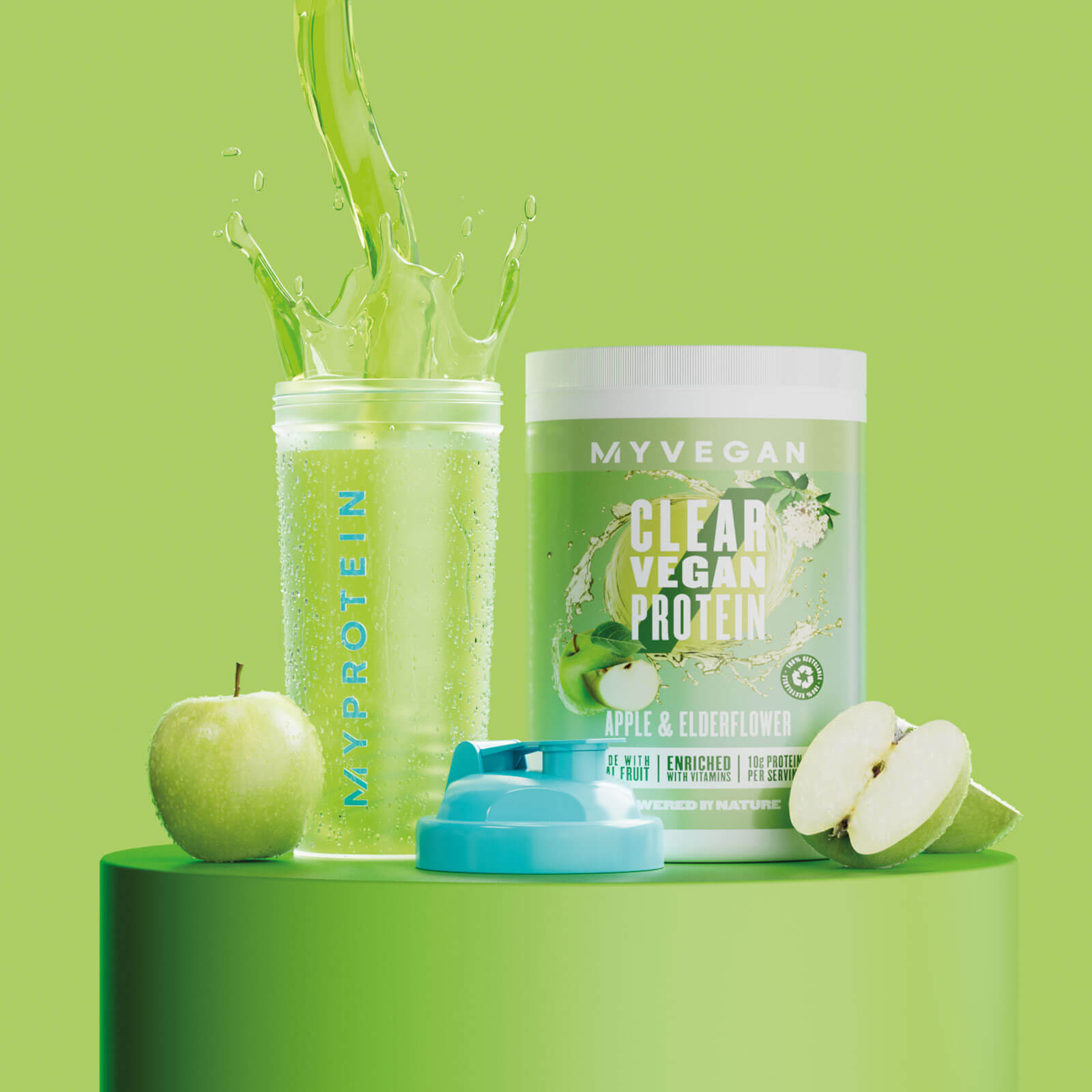Myvegan Clear Vegan Protein, Apple & Elderflower, 320g
