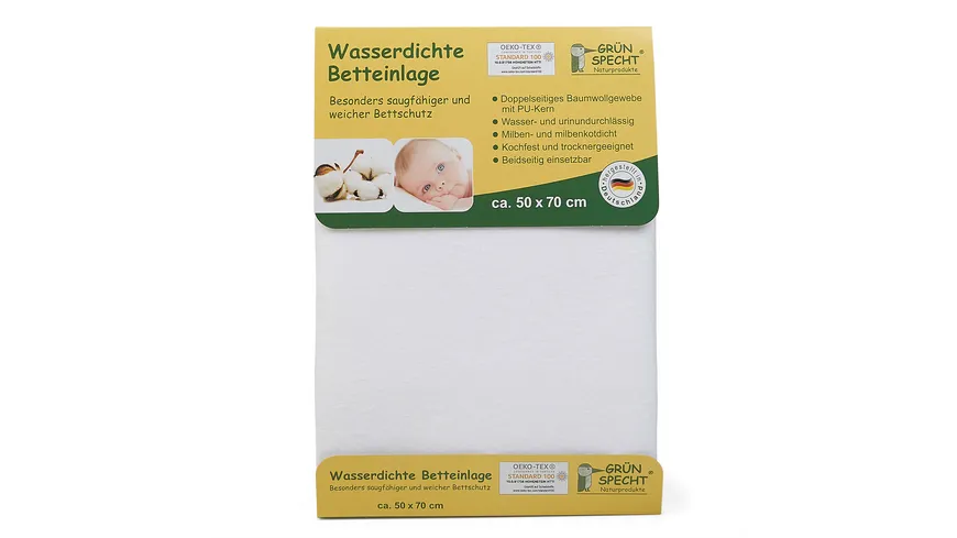 Grünspecht Betteinlage 50x70 cm