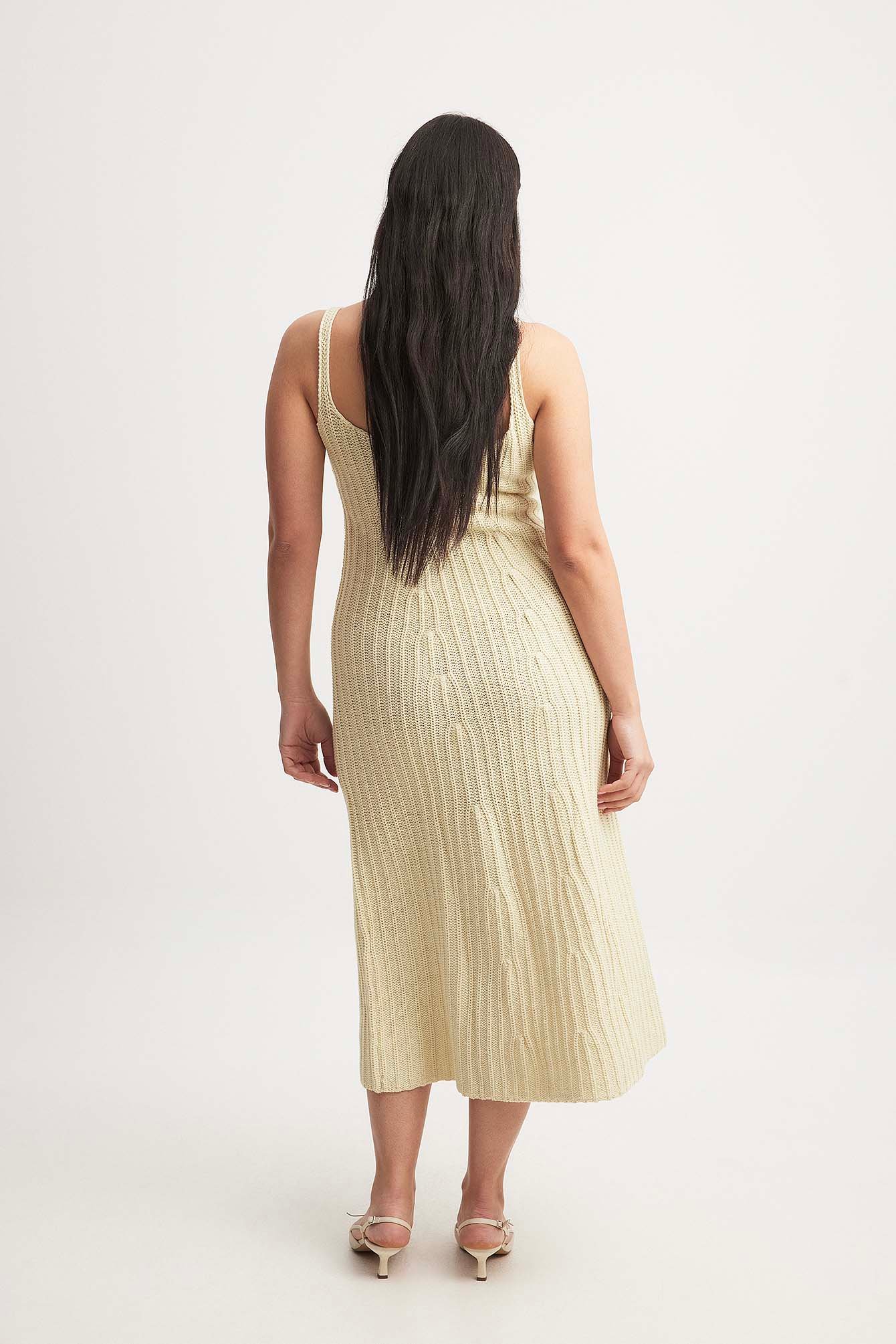 Gestricktes Midi-Kleid