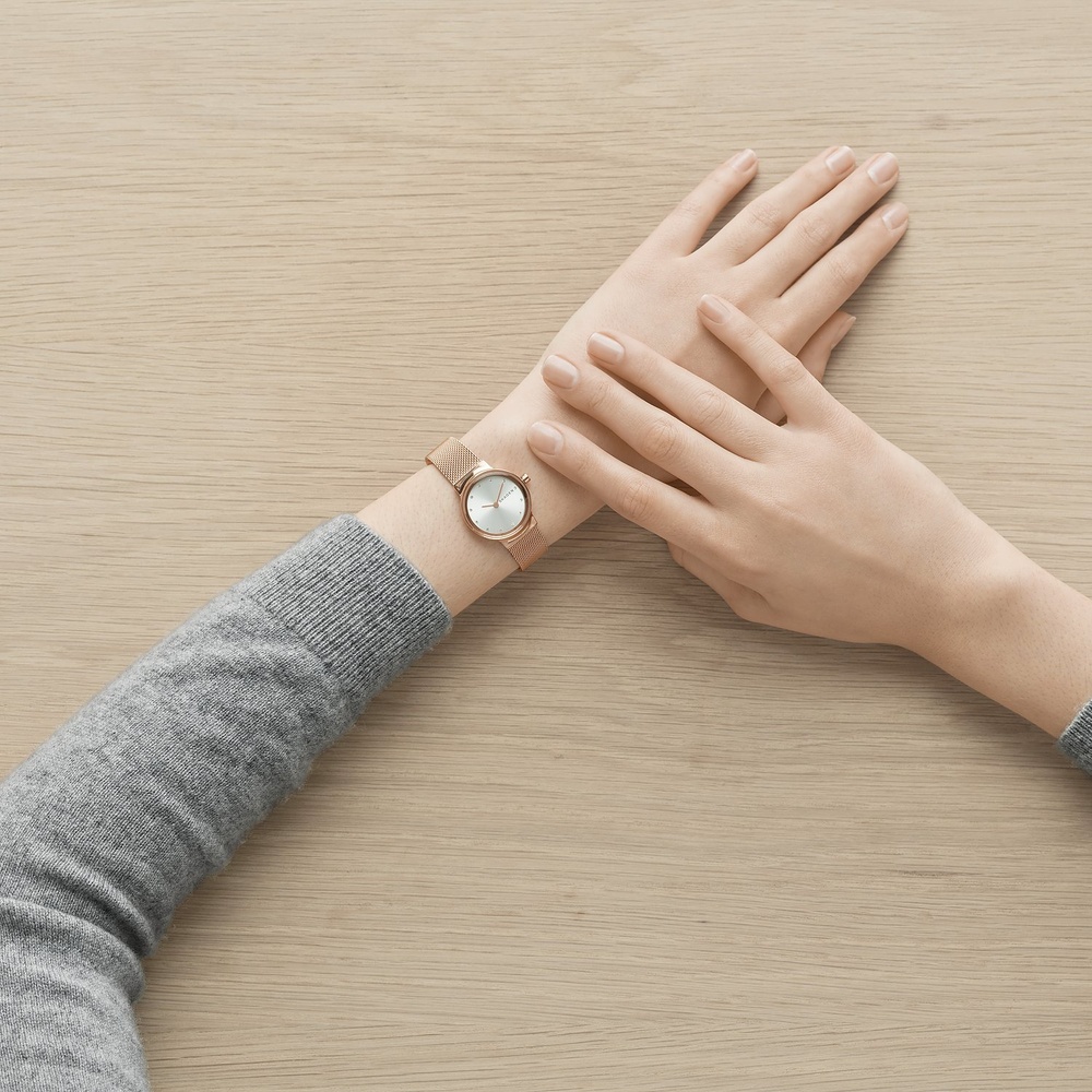 Skagen Montre pour femme Acier inoxydable Montre